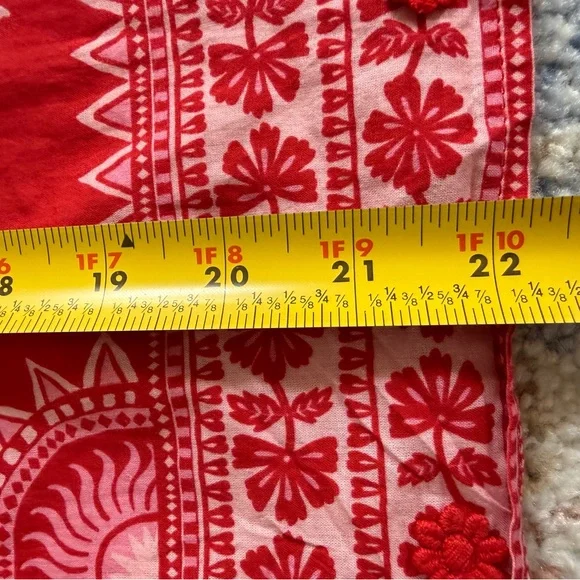 Farm Rio Flora Tapestry Red Top - Size XL - Picture 9 of 10